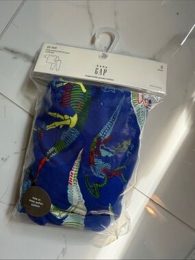 GAP Blue Dinosaur Print Pajama Set